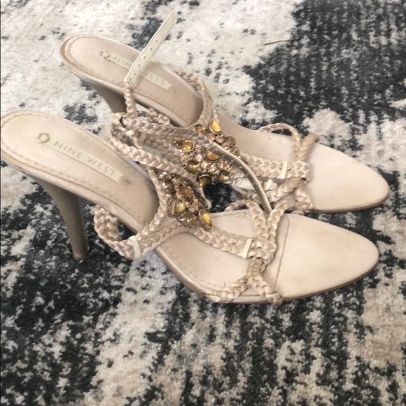 Nine West Shoes - Nine West jeweled strappy sandals